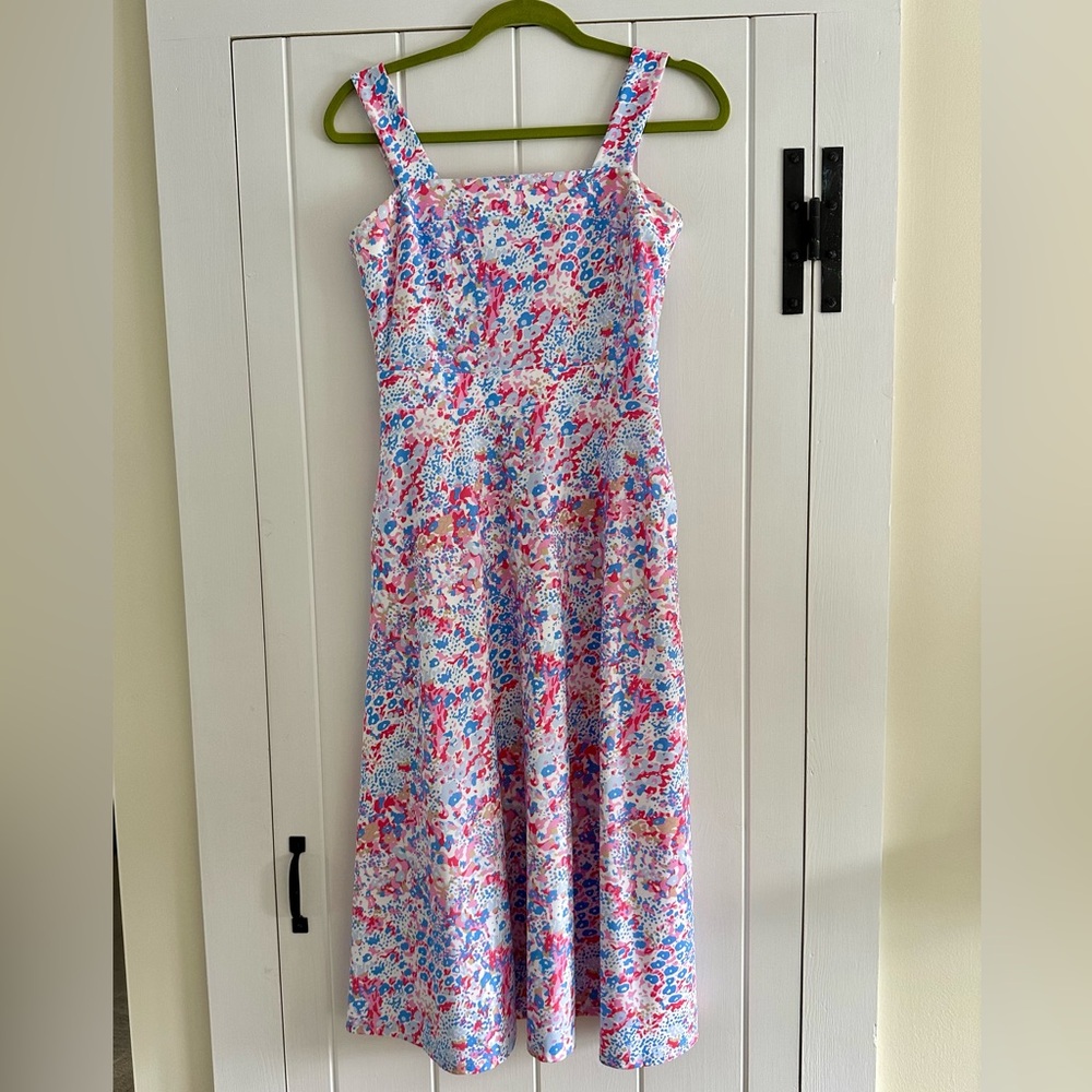 Jude Connally Multicolor Kaia Sleeveless Midi Dress. NWOT in XS.